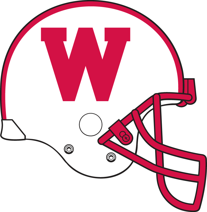 Wisconsin Badgers 1978-1987 Helmet Logo diy DTF decal sticker